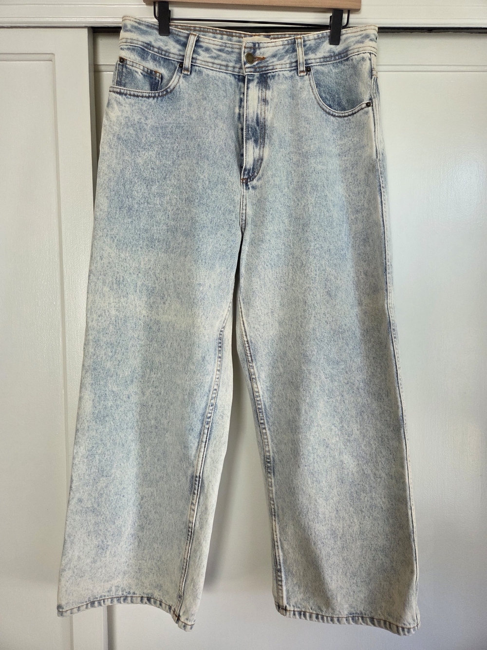 Sézane High Rise Wide Leg Jeans